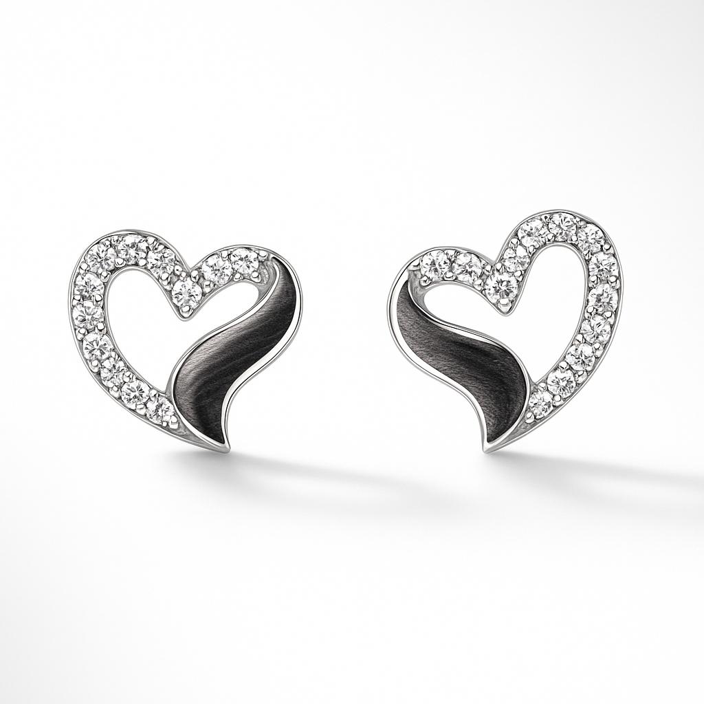 Heart Luxe Stud Earrings