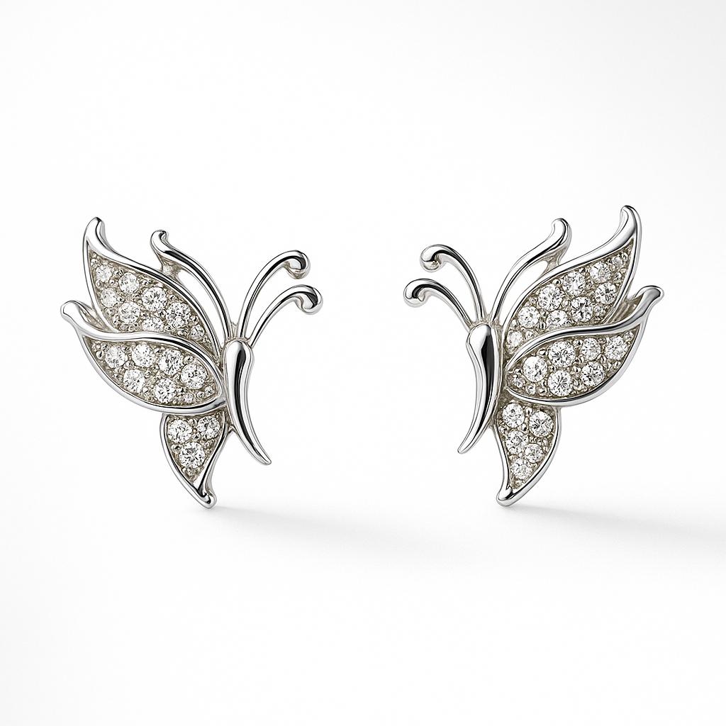 Butterfly Stud Earring